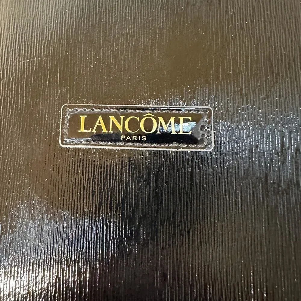 Lancôme Black Train Case Cosmetic Bag